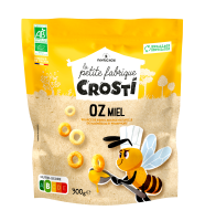 Crosti Oz miel BIO | boules de maïs soufflées au miel sans gluten | 300g