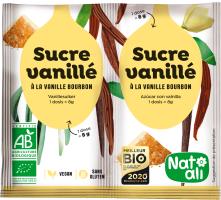 Sucre vanillé à la vanille Bourbon BIO | 2 sachets | 16g