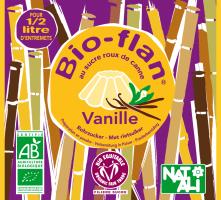 Bioflan sucré vanille au sucre roux de canne BIO | 2 sachets | 30g