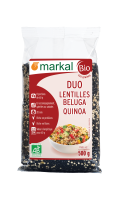 Duo de lentilles Béluga et quinoa BIO | 500g
