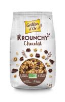 Krounchy chocolat BIO | céréales complètes et morceaux de chocolat noir| 1kg