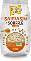 Sarrasin soufflé au miel BIO |grains de sarrasin soufflés et enrobés de miel | 200g