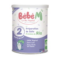 Préparation infantile végétale BIO Bébé M | 2ème âge | 6/12 mois | 800g
